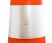 Конус дорожный сигнальный КС 1.6 (320 мм) оранжевый, 1 светоотрожающая полоса