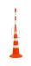 Конус сигнальный с утяжелителем КС 3.10.0 (750 мм) оранжевый, 3 светоотражающие полосы