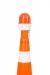 Конус сигнальный с утяжелителем КС 3.10.0 (750 мм) оранжевый, 3 светоотражающие полосы